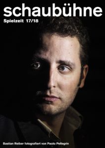 Bastian Reiber in der Spielzeitkampagne 2017/2018 der Schaubühne am Lehniner Platz (Berlin). Foto: Paolo Pellegrin.