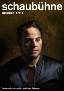 Damir Avdic in der Spielzeitkampagne 2017/2018 der Schaubühne am Lehniner Platz (Berlin). Foto: Paolo Pellegrin.