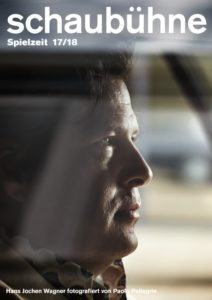 Hans Jochen Wagner in der Spielzeitkampagne 2017/2018 der Schaubühne am Lehniner Platz (Berlin). Foto: Paolo Pellegrin.