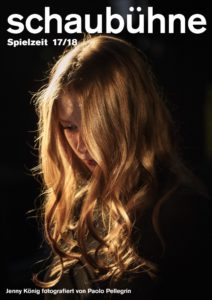 Jenny König in der Spielzeitkampagne 2017/2018 der Schaubühne am Lehniner Platz (Berlin). Foto: Paolo Pellegrin.