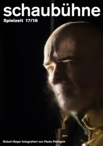 Robert Beyer in der Spielzeitkampagne 2017/2018 der Schaubühne am Lehniner Platz (Berlin). Foto: Paolo Pellegrin.