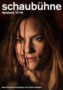 Marie Burchard in der Spielzeitkampagne 2017/2018 der Schaubühne am Lehniner Platz (Berlin). Foto: Paolo Pellegrin.