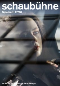 Iris Becher in der Spielzeitkampagne 2017/2018 der Schaubühne am Lehniner Platz (Berlin). Foto: Paolo Pellegrin.