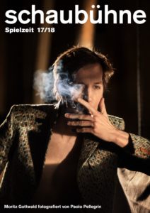 Moritz Gottwald in der Spielzeitkampagne 2017/2018 der Schaubühne am Lehniner Platz (Berlin). Foto: Paolo Pellegrin.