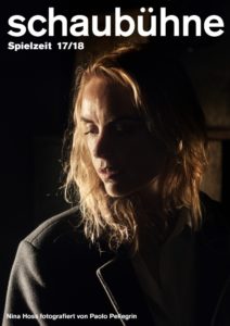 Nina Hoss in der Spielzeitkampagne 2017/2018 der Schaubühne am Lehniner Platz (Berlin). Foto: Paolo Pellegrin.