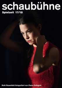 Ruth Rosenfeld in der Spielzeitkampagne 2017/2018 der Schaubühne am Lehniner Platz (Berlin). Foto: Paolo Pellegrin.