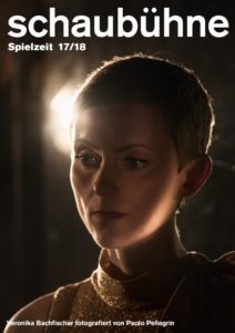Veronika Bachfischer in der Spielzeitkampagne 2017/2018 der Schaubühne am Lehniner Platz (Berlin). Foto: Paolo Pellegrin.