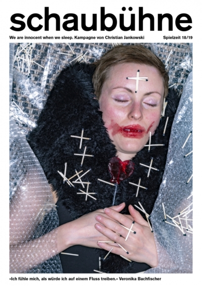 Veronika Bachfischer in der Spielzeitkampagne 2018/2019 der Schaubühne am Lehniner Platz (Berlin). Foto: Joerg Reichhardt. Veronika Bachfischer in der Spielzeitkampagne 2018/2019 der Schaubühne am Lehniner Platz (Berlin). Foto: Joerg Reichhardt.