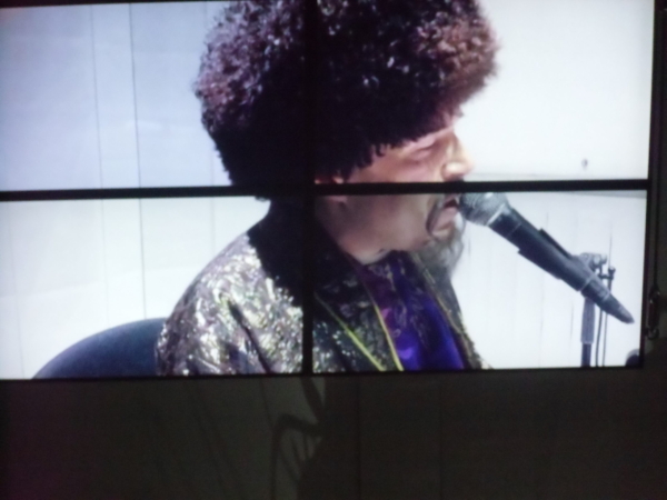 Matze Kloppe in »Wengenroths Autorenklub, Ausgabe 9: Maxim Gorki«. Foto: Marc Freitag.