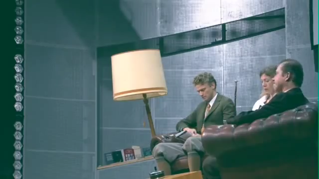 Laurenz Laufenberg, Jule Böwe und Felix Römer in »Wengenroths Autorenklub, Ausgabe 5: Ödön von Horváth«. Video: Schaubühne am Lehniner Platz, Berlin.