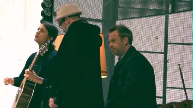 Eva Meckbach, Claus Erbskorn und Thomas Witte in »Wengenroths Autorenklub, Ausgabe 5: Ödön von Horváth«. Video: Schaubühne am Lehniner Platz, Berlin.