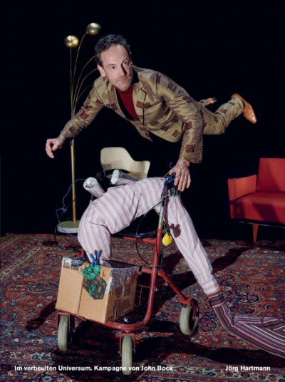 Jörg Hartmann in der Spielzeitkampagne 2019/2020 der Schaubühne am Lehniner Platz (Berlin). Foto: Thomas Aurin.