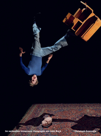 Christoph Gawenda in der Spielzeitkampagne 2019/2020 der Schaubühne am Lehniner Platz (Berlin). Foto: Thomas Aurin.