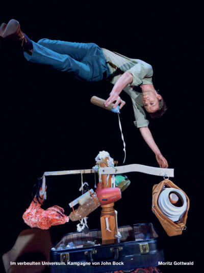 Moritz Gottwald in der Spielzeitkampagne 2019/2020 der Schaubühne am Lehniner Platz (Berlin). Foto: Thomas Aurin.