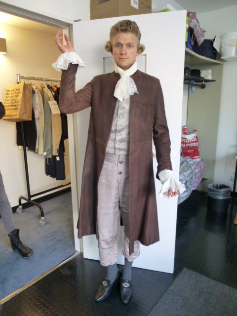 Laurenz Laufenberg in »Wengenroths Autorenklub, Ausgabe 4: Georg Büchner«. Foto: Marc Freitag.