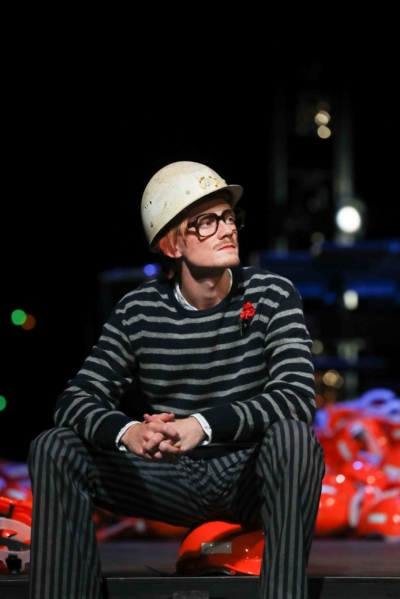 Oscar Hoppe in »Gundermann — Männer, Frauen und Maschinen«. Foto: Silke Winkler.