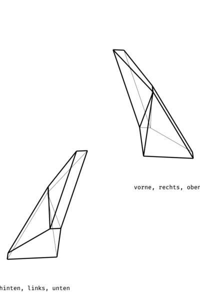 »Utopia, meinetwegen«: Axonometrie eines mobilen Spomenik-Elementes. Technische Zeichnung: Jörg Preisendörfer. Software: FreeCAD. »Utopia, meinetwegen«: Axonometrie eines mobilen Spomenik-Elementes. Technische Zeichnung: Jörg Preisendörfer. Software: FreeCAD.