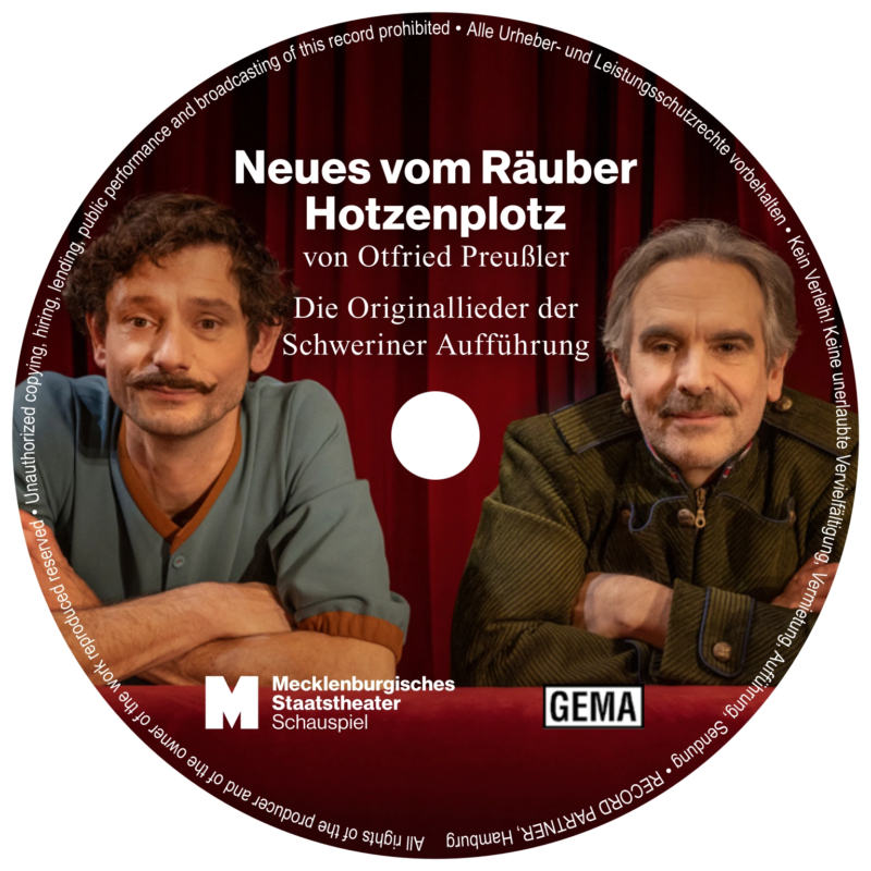 Compact Disc »Neues vom Räuber Hotzenplotz«.