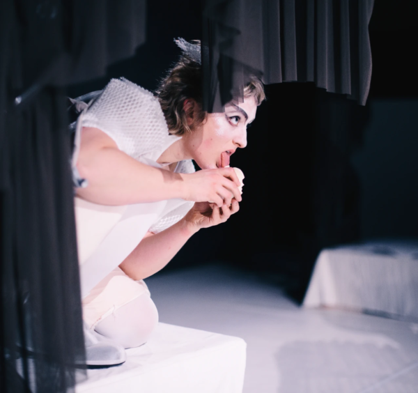 »Marsyas. Der Wettstreit«. Josephine Buchwitz (Marsyas). Foto: Jacintha Nolte.