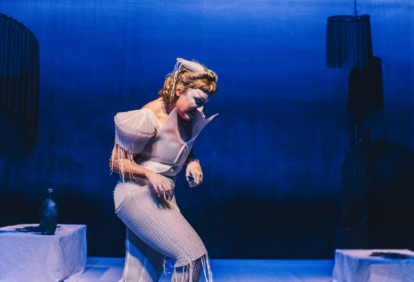 »Marsyas. Der Wettstreit«. Josephine Buchwitz (Marsyas). Foto: Jacintha Nolte.